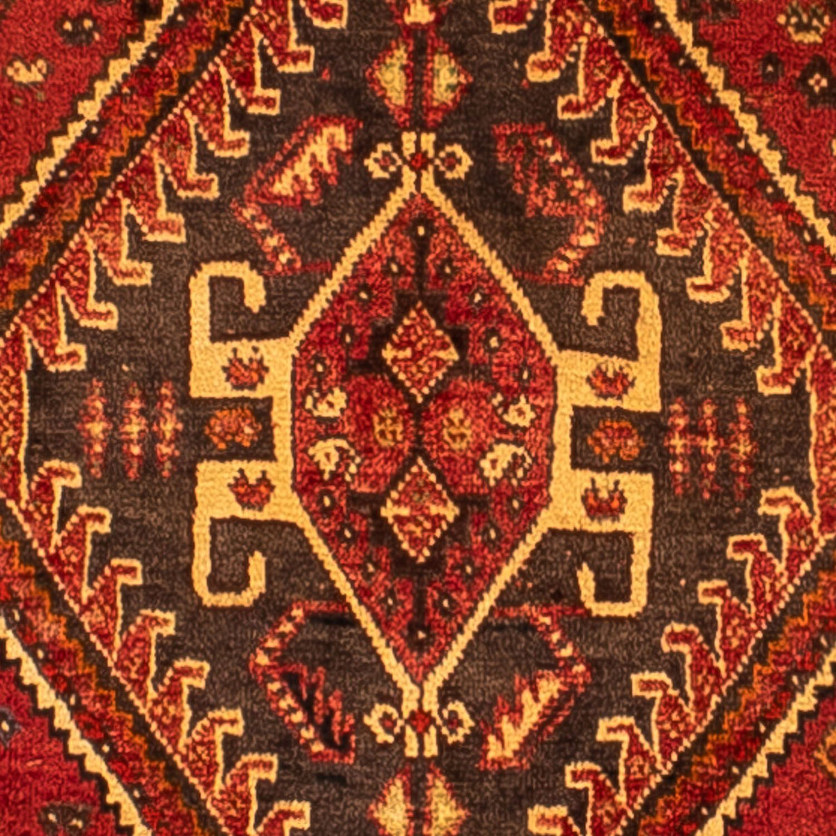Tapis persan - Nomadic - 277 x 181 cm - rouge foncé