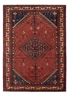 Tapis persan - Nomadic - 248 x 180 cm - rouge foncé