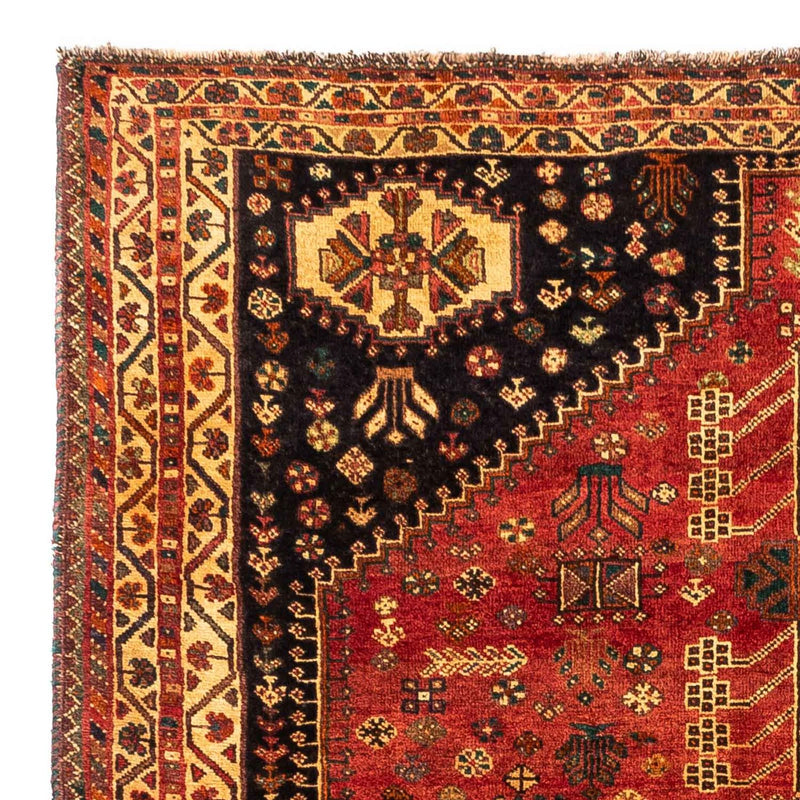 Tapis persan - Nomadic - 225 x 173 cm - rouge foncé
