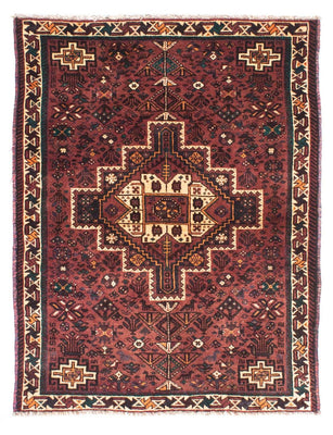 Tapis persan - Nomadic - 147 x 107 cm - marron foncé
