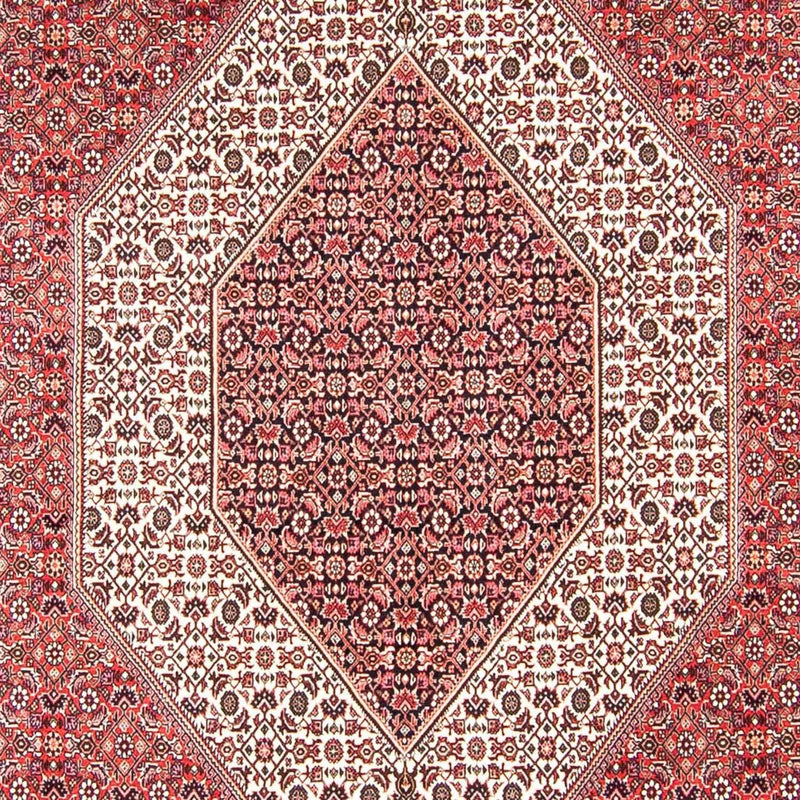 Tapis persan - Bidjar - 318 x 251 cm - rouge clair