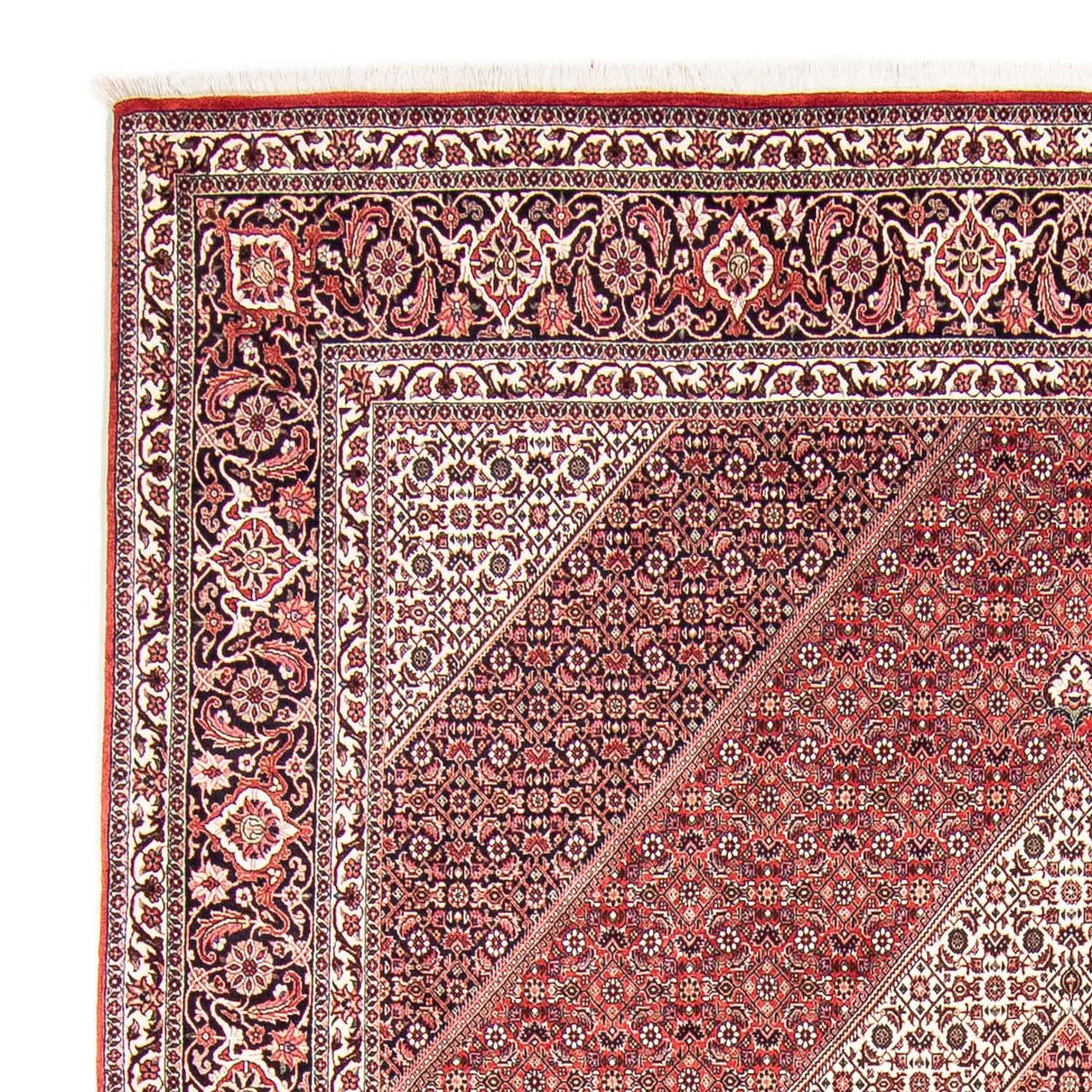 Tapis persan - Bidjar - 318 x 251 cm - rouge clair
