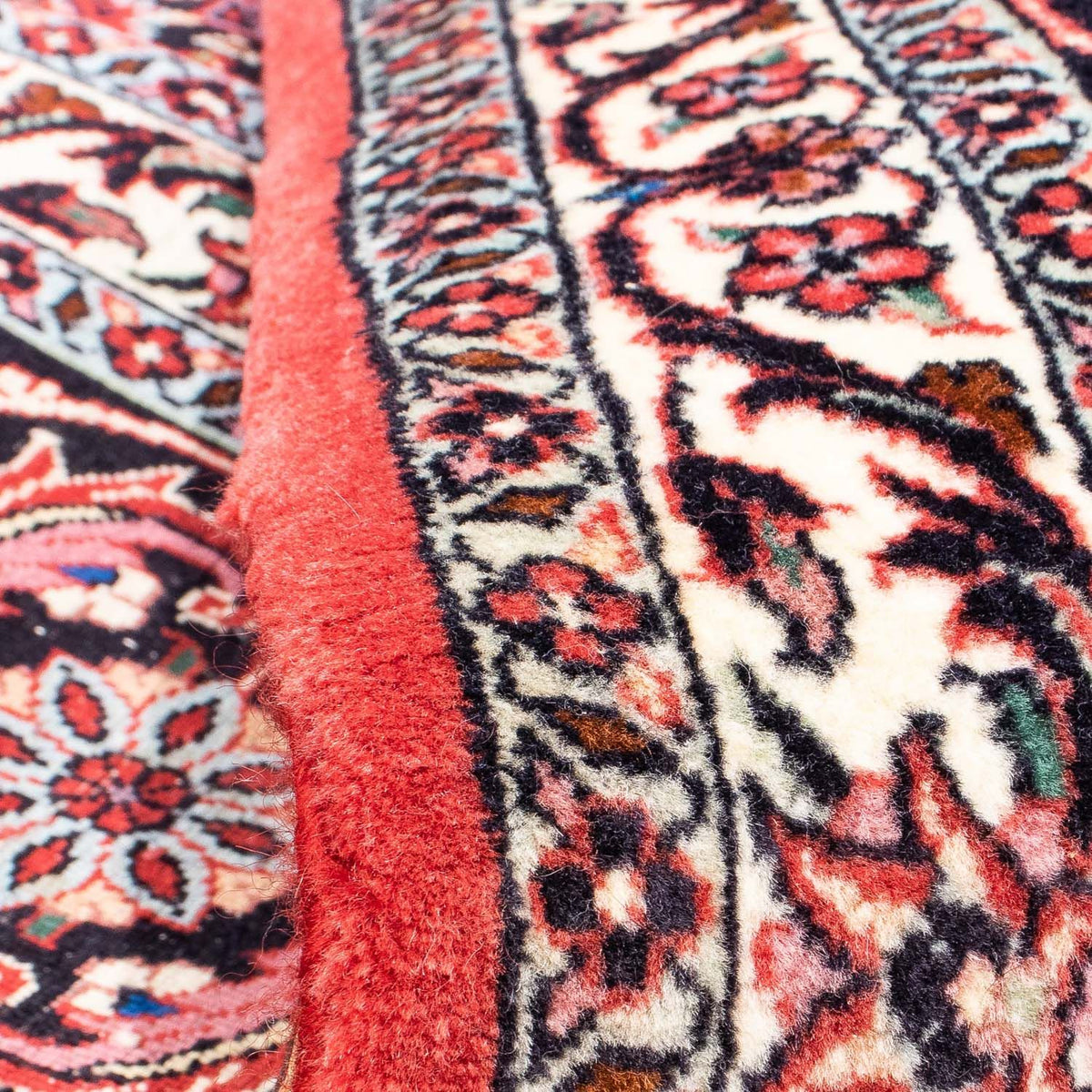 Tapis persan - Bidjar - 318 x 251 cm - rouge clair