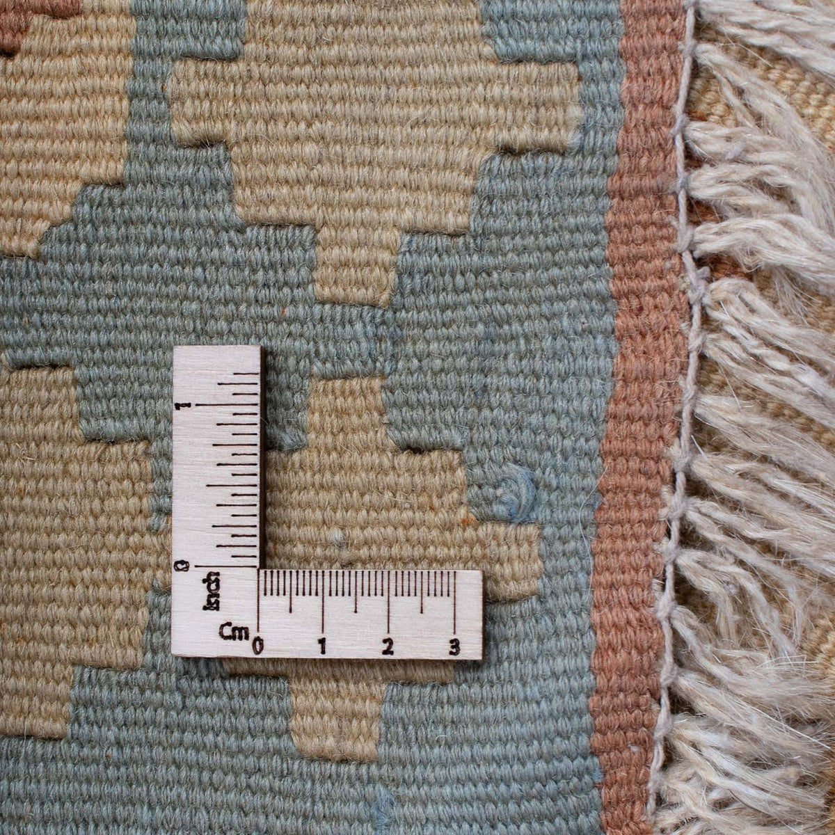 Tapis Kelim - Oriental - 187 x 152 cm - marron clair