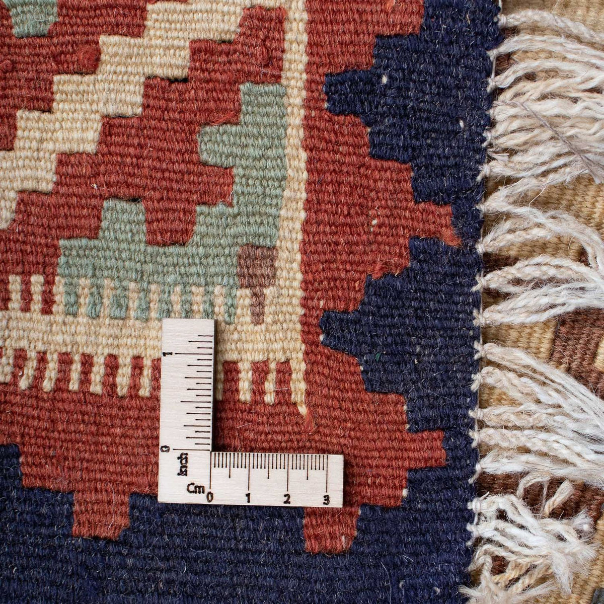 Tapis Kelim - Oriental - 188 x 118 cm - rouge foncé