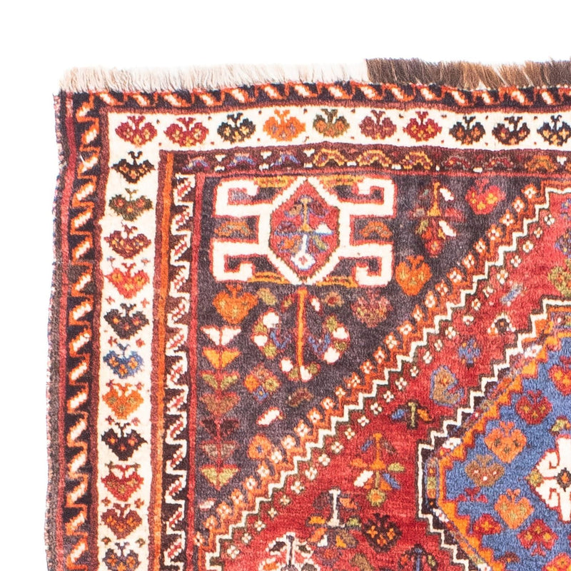 Tapis persan - Nomadic - 124 x 80 cm - rouge foncé