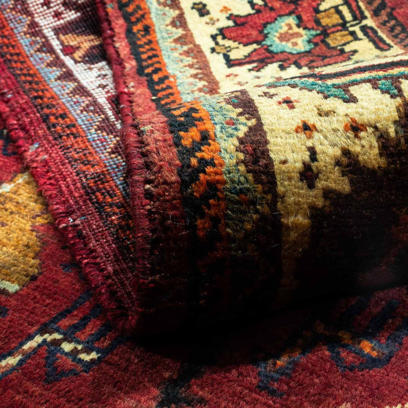 Tapis persan - Nomadic - 258 x 170 cm - rouge foncé