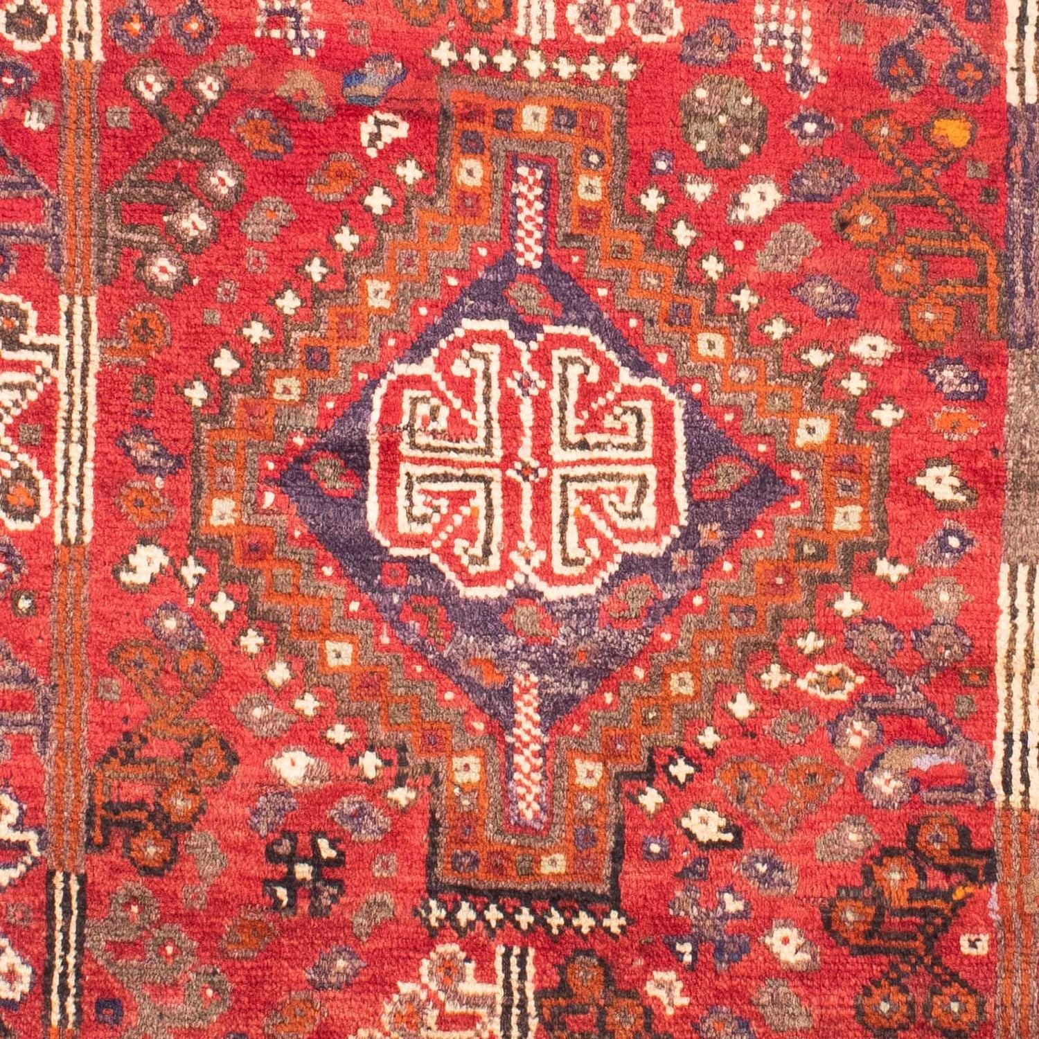 Tapis persan - Nomadic - 162 x 110 cm - rouge