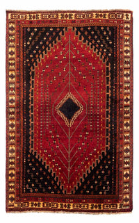 Tapis persan - Nomadic - 257 x 157 cm - rouge foncé