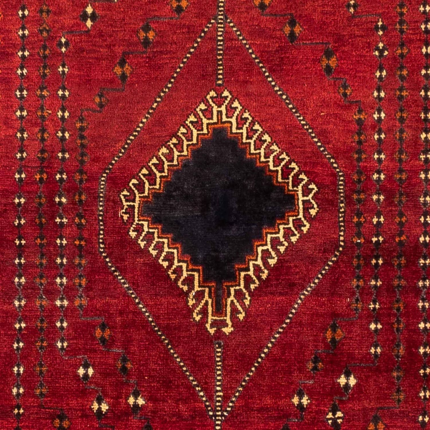 Tapis persan - Nomadic - 257 x 157 cm - rouge foncé