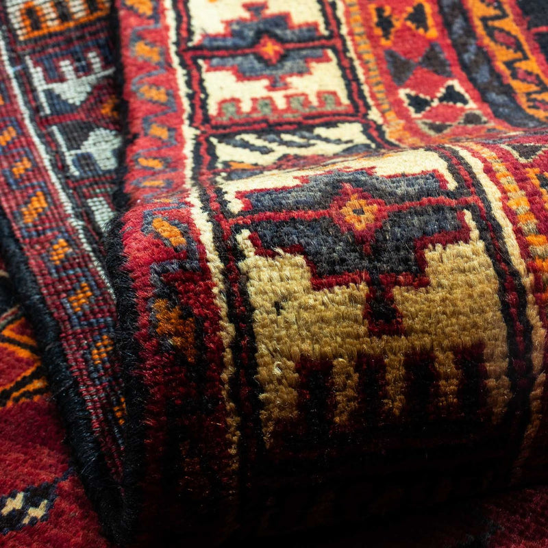 Tapis persan - Nomadic - 257 x 157 cm - rouge foncé