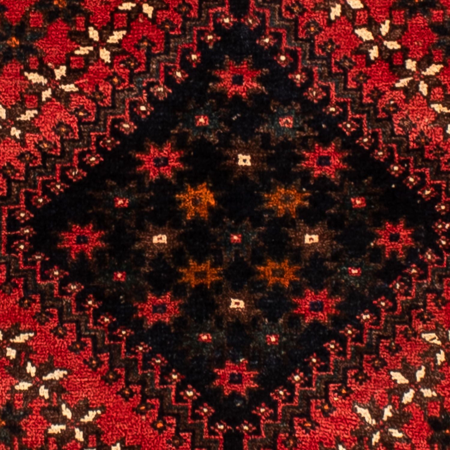 Tapis persan - Nomadic - 291 x 206 cm - rouge foncé