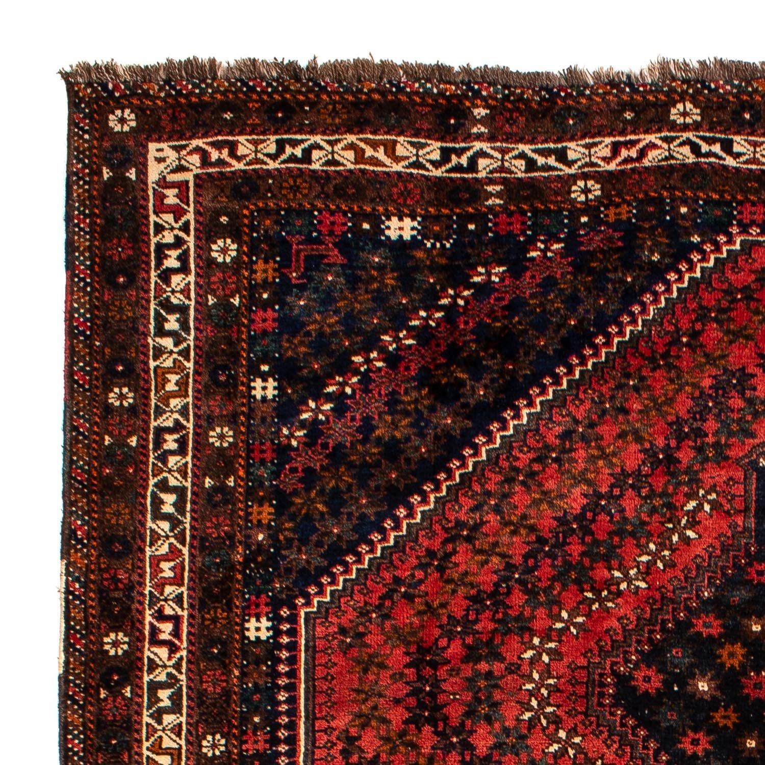 Tapis persan - Nomadic - 291 x 206 cm - rouge foncé