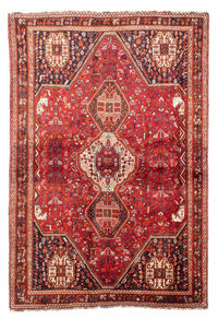 Tapis persan - Nomadic - 260 x 180 cm - rouge