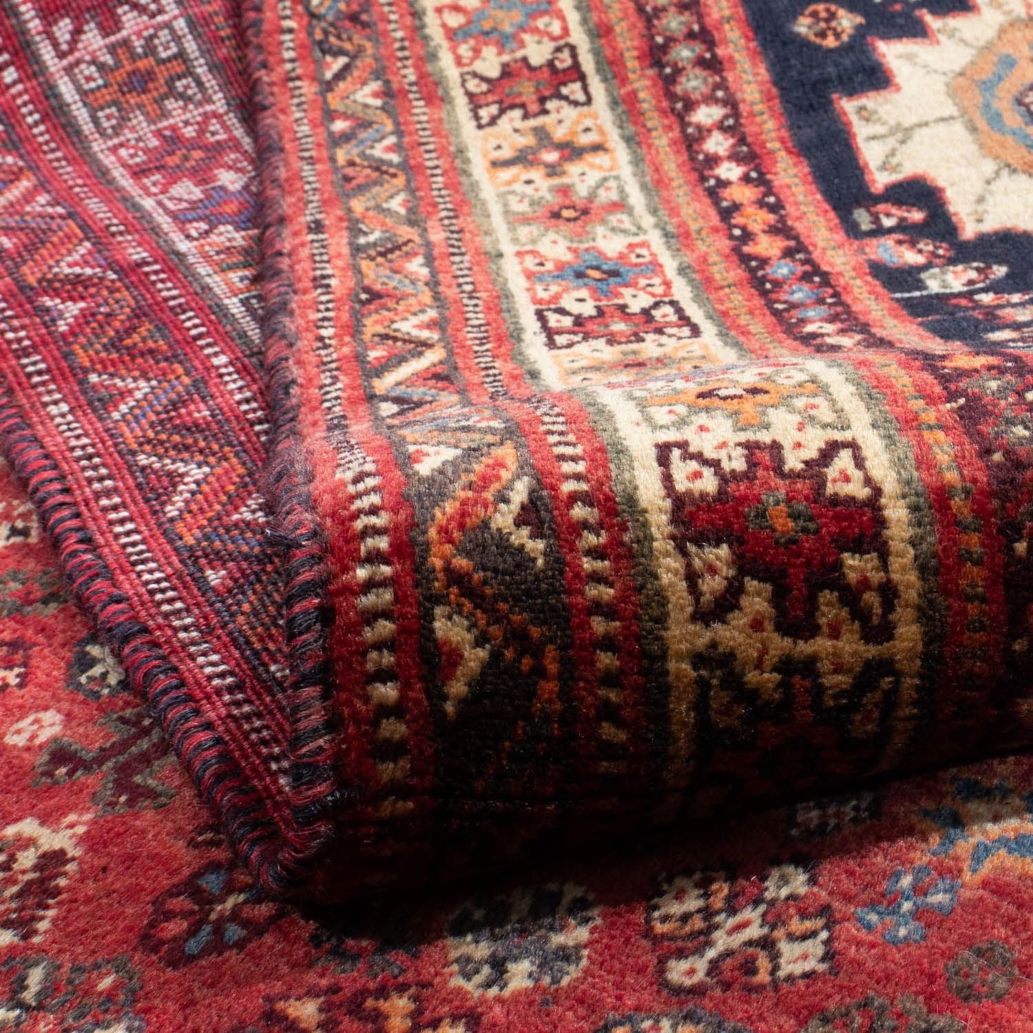 Tapis persan - Nomadic - 260 x 180 cm - rouge