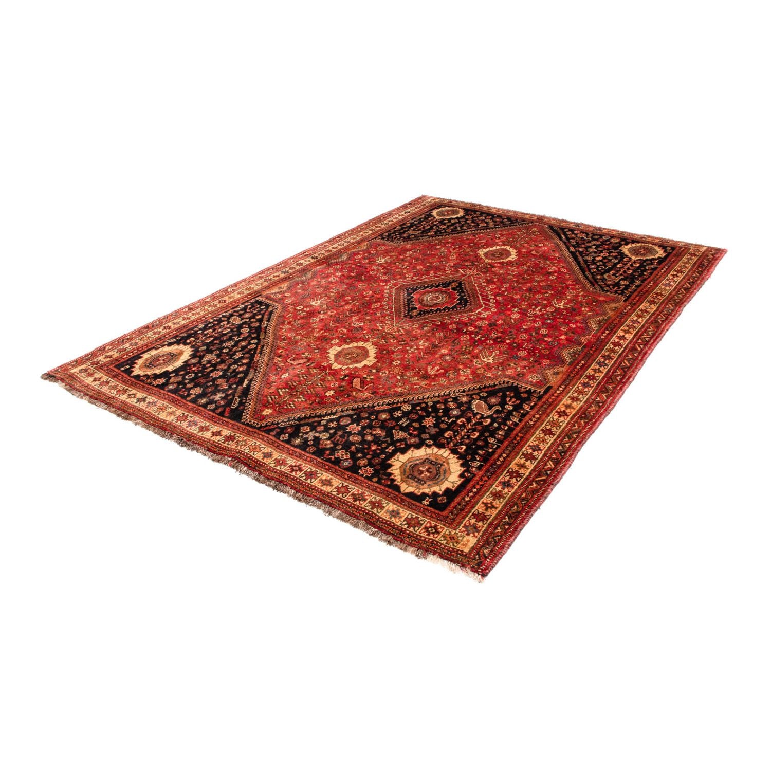 Tapis persan - Nomadic - 260 x 180 cm - rouge