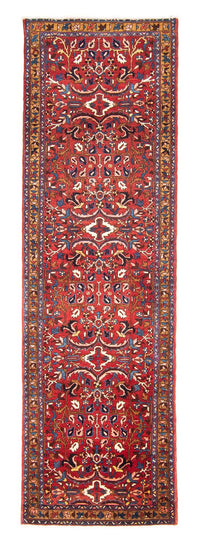 Tapis de couloir Tapis persan - Nomadic - 334 x 100 cm - rouge foncé