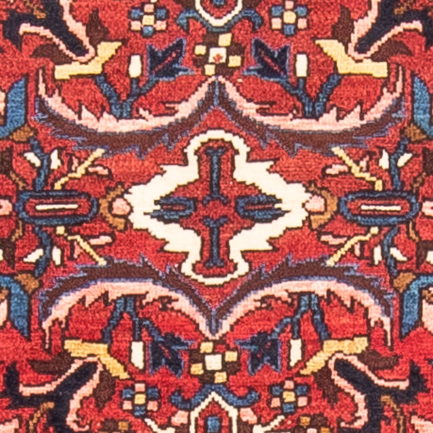 Tapis de couloir Tapis persan - Nomadic - 334 x 100 cm - rouge foncé