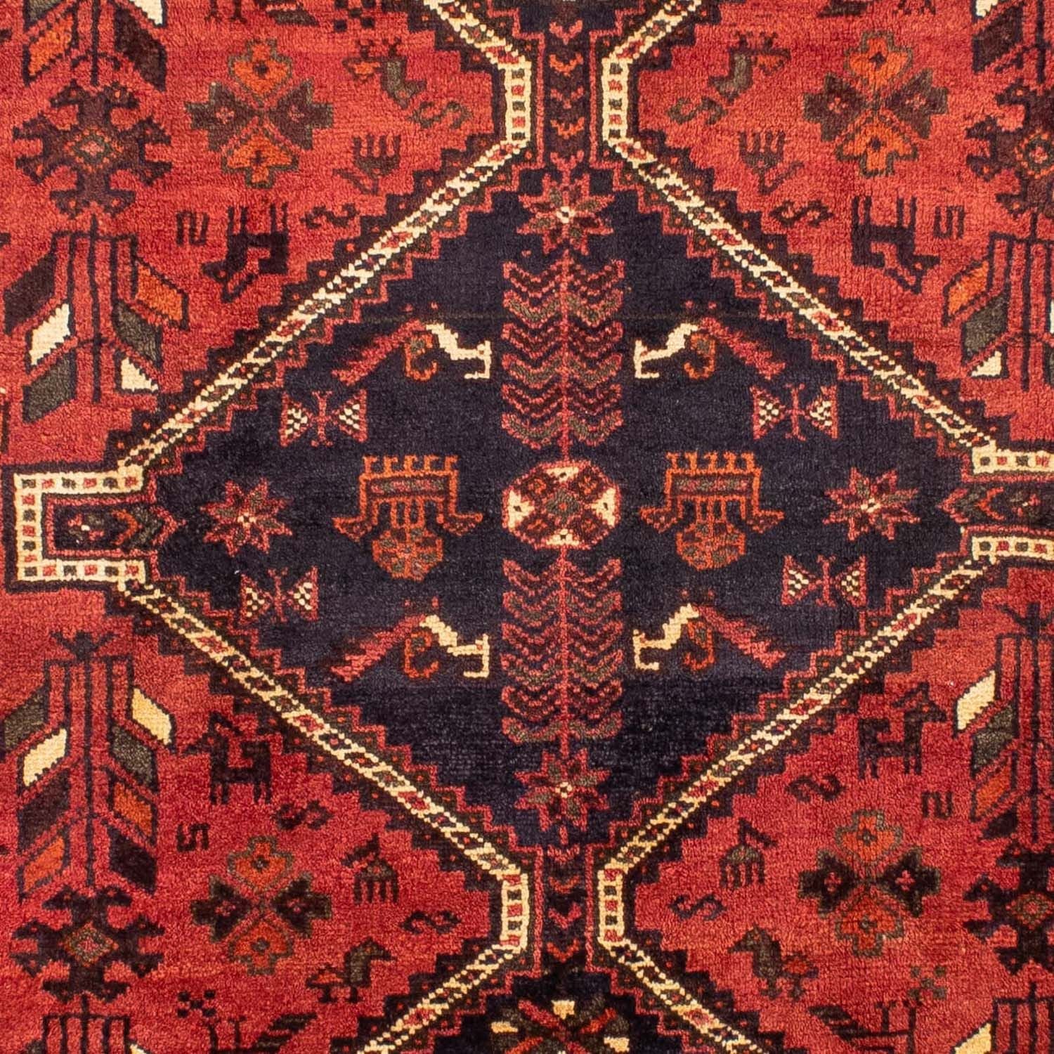 Tapis persan - Nomadic - 312 x 221 cm - rouge foncé