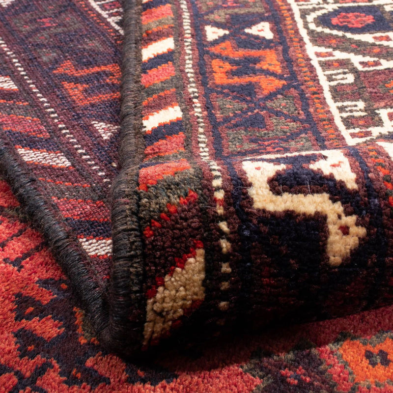 Tapis persan - Nomadic - 312 x 221 cm - rouge foncé