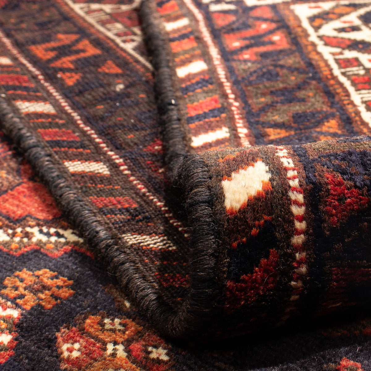 Tapis persan - Nomadic - 295 x 213 cm - rouge foncé