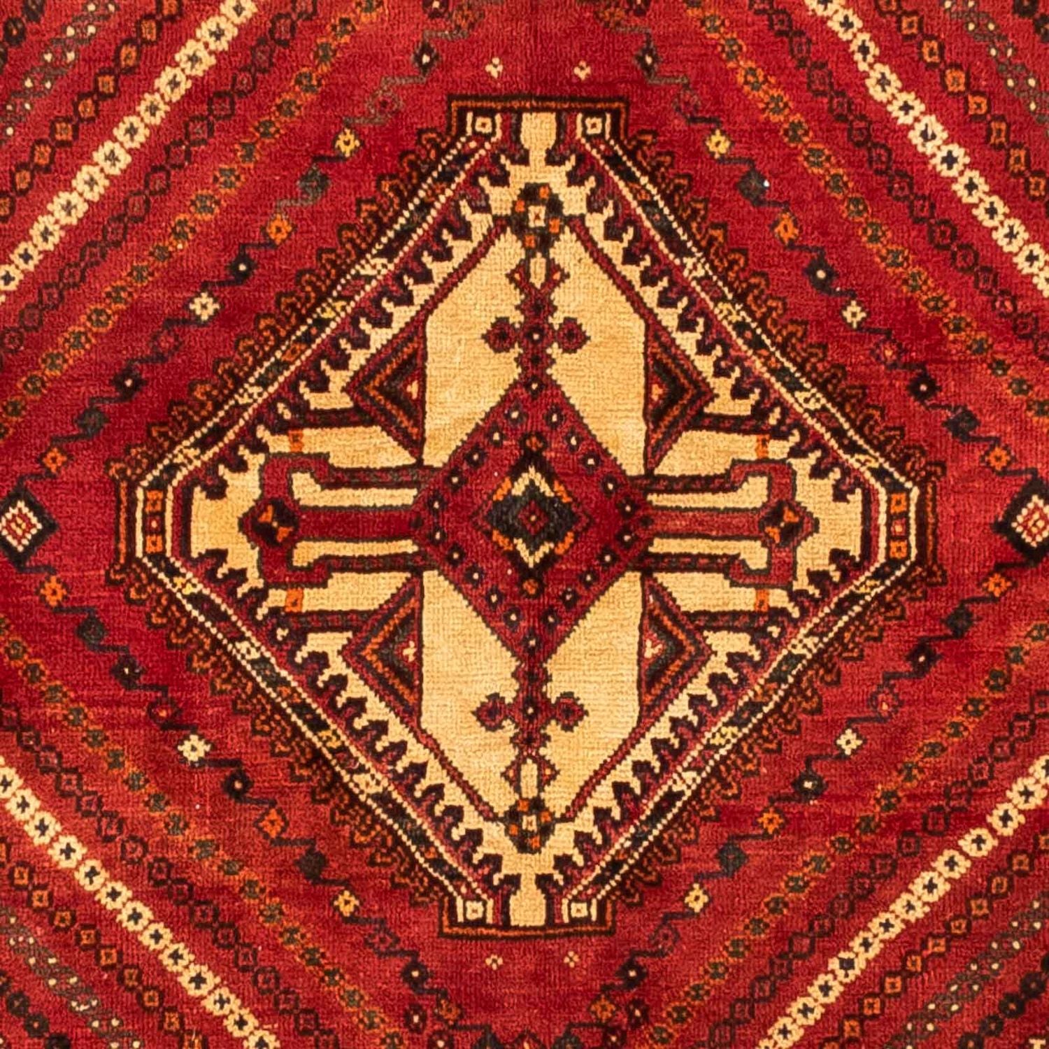 Tapis persan - Nomadic - 251 x 154 cm - rouge foncé