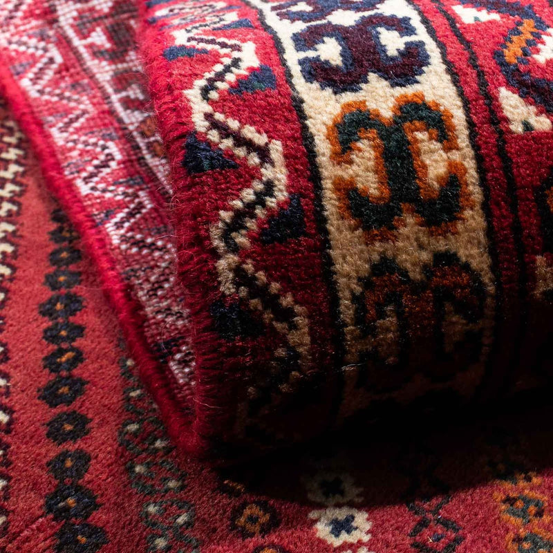 Tapis persan - Nomadic - 251 x 154 cm - rouge foncé