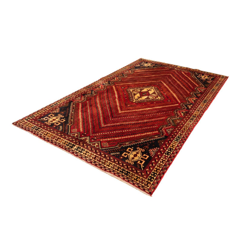 Tapis persan - Nomadic - 251 x 154 cm - rouge foncé