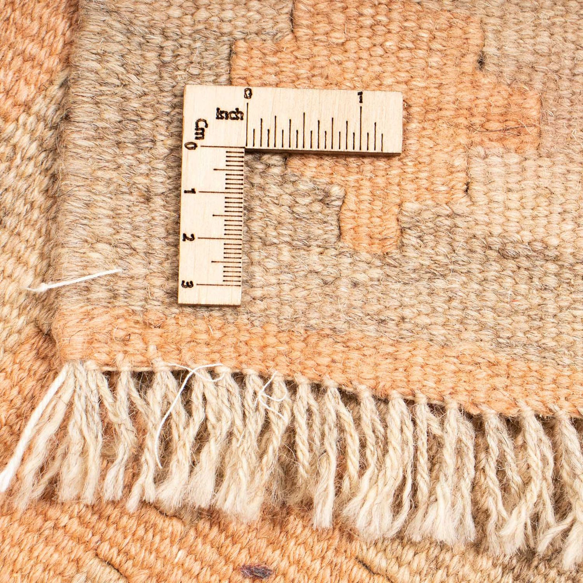 Tapis Kelim - Oriental - 222 x 155 cm - marron clair