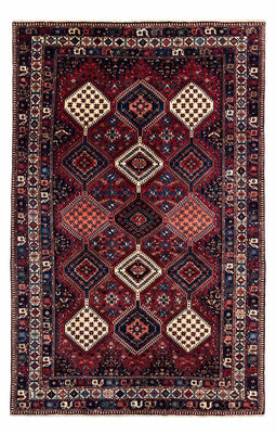 Tapis persan - Nomadic - 300 x 202 cm - rouge foncé