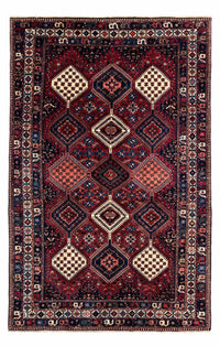 Tapis persan - Nomadic - 300 x 202 cm - rouge foncé