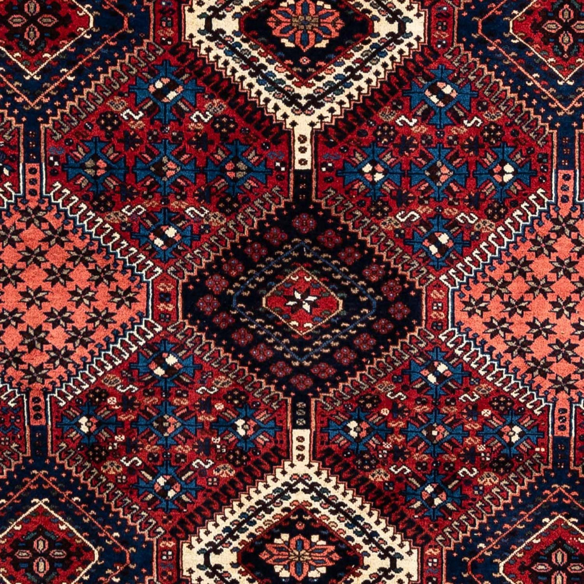 Tapis persan - Nomadic - 300 x 202 cm - rouge foncé