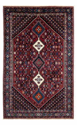 Tapis persan - Nomadic - 320 x 205 cm - rouge foncé