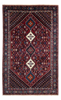 Tapis persan - Nomadic - 320 x 205 cm - rouge foncé