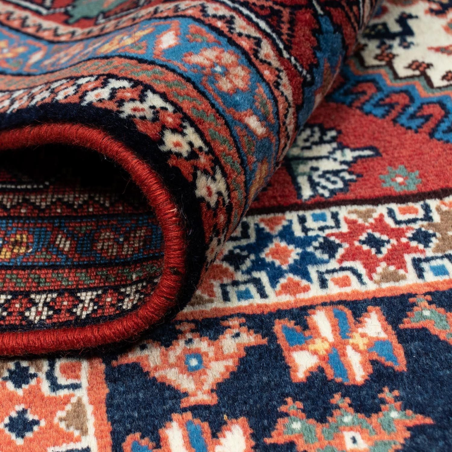 Tapis persan - Nomadic - 295 x 205 cm - rouge clair