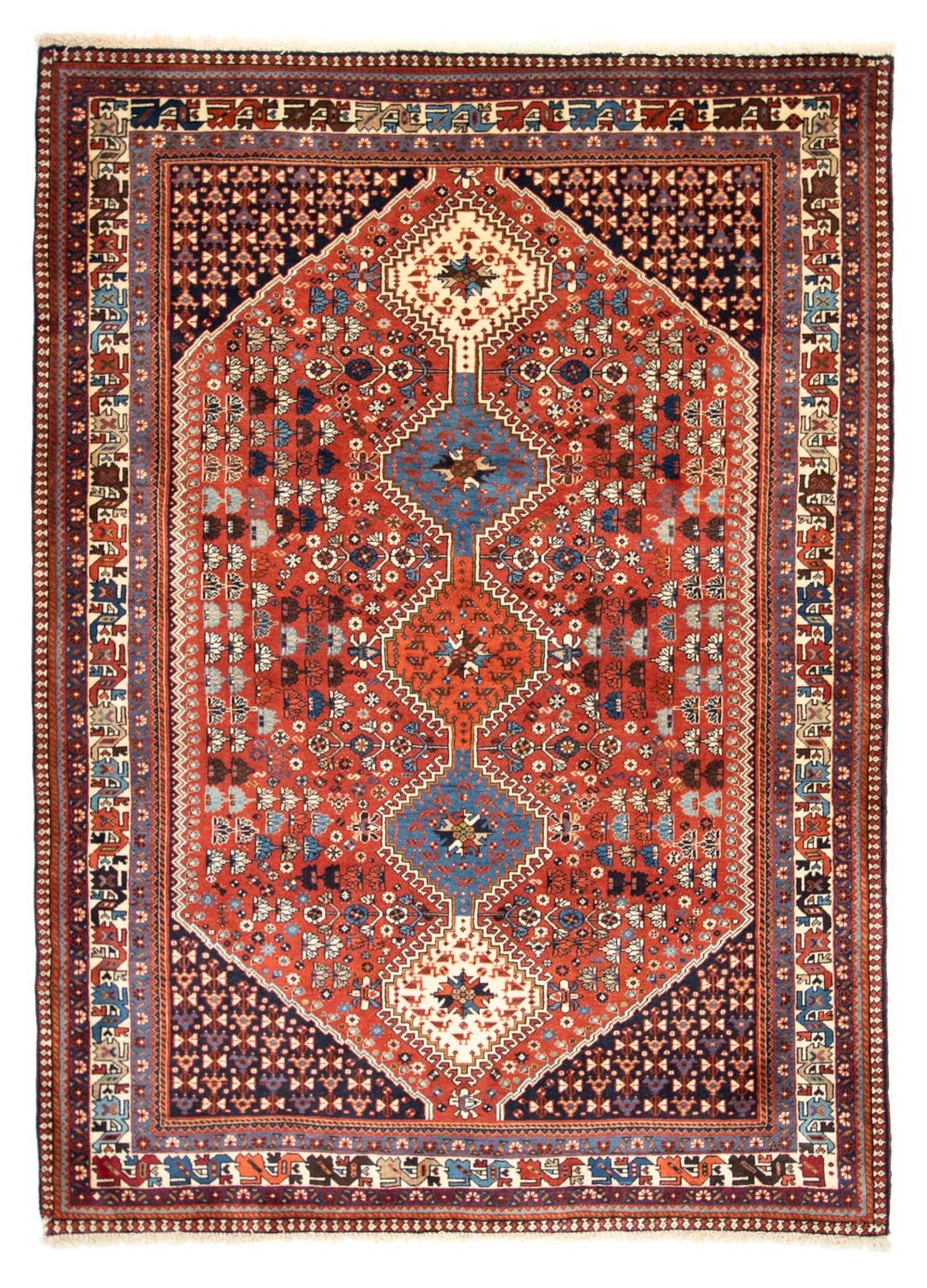 Tapis persan - Nomadic - 213 x 152 cm - rouge