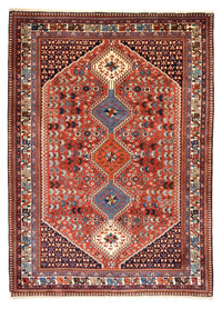 Tapis persan - Nomadic - 213 x 152 cm - rouge