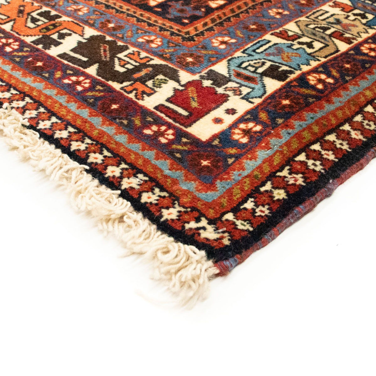 Tapis persan - Nomadic - 213 x 152 cm - rouge