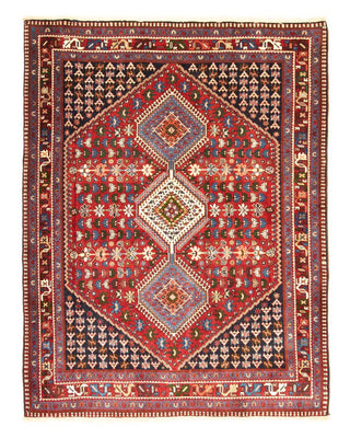 Tapis persan - Nomadic - 200 x 159 cm - rouge