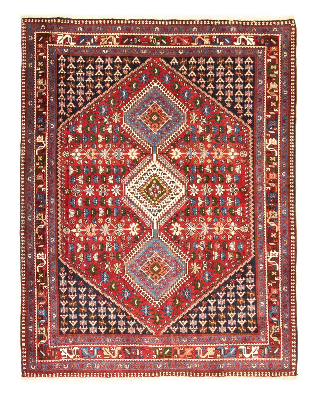 Tapis persan - Nomadic - 200 x 159 cm - rouge