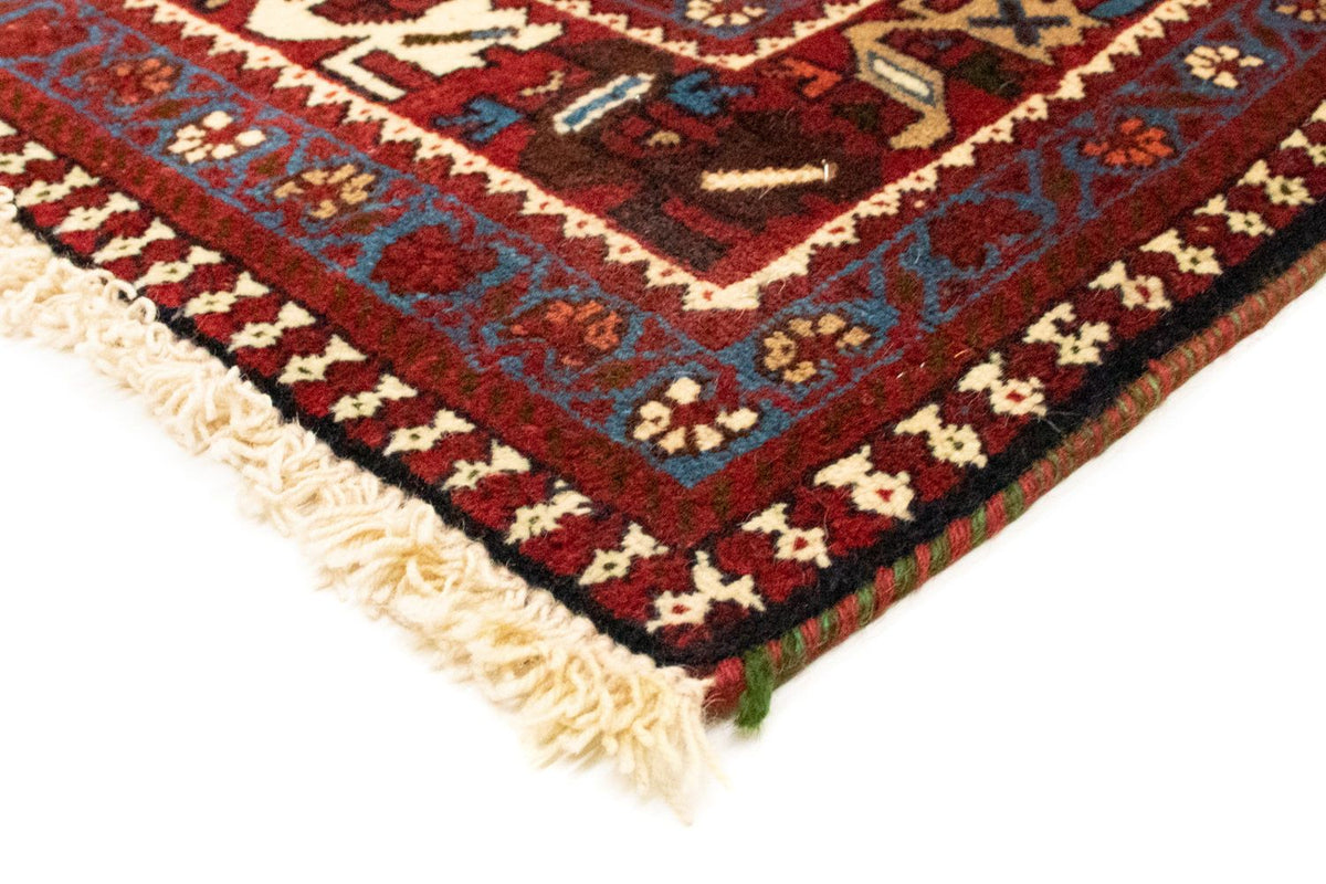 Tapis persan - Nomadic - 200 x 159 cm - rouge