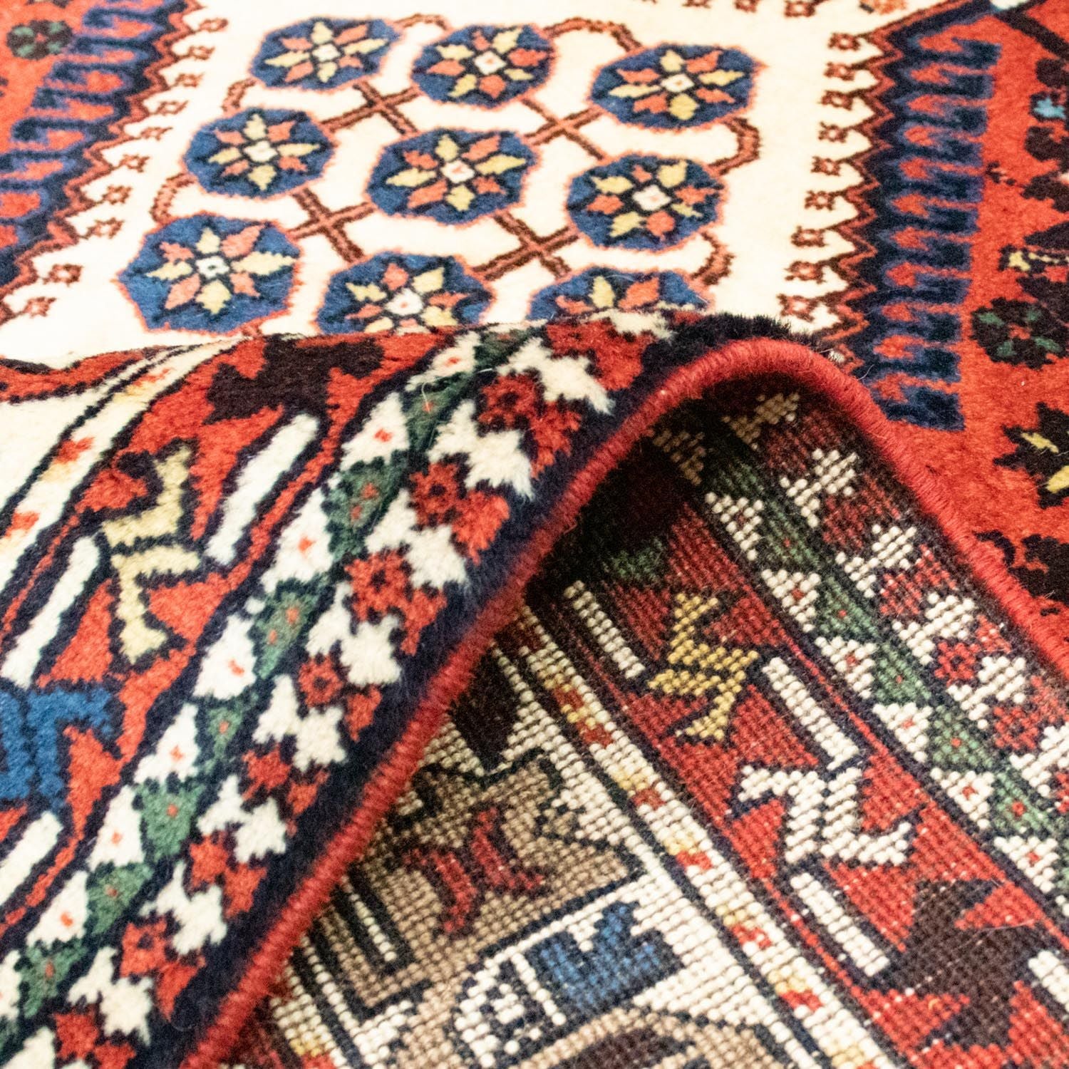 Tapis persan - Nomadic - 228 x 138 cm - rouge