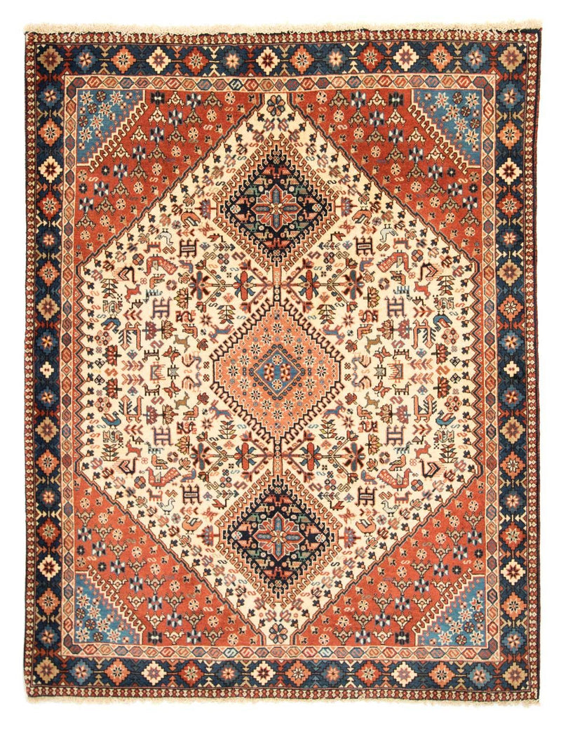 Tapis persan - Nomadic - 193 x 150 cm - beige