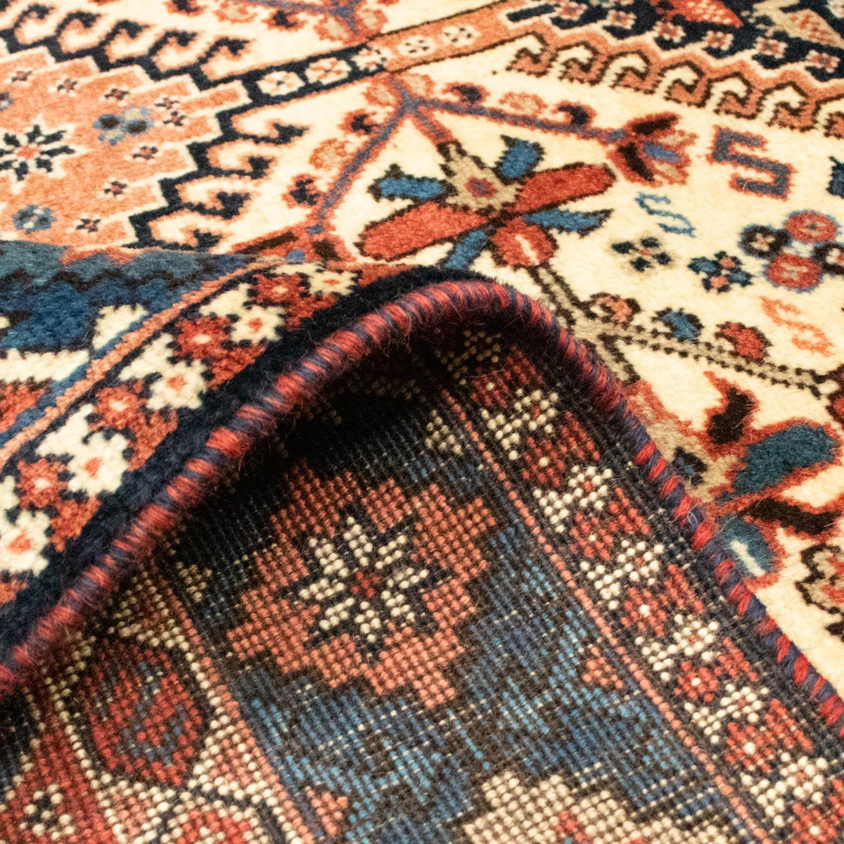 Tapis persan - Nomadic - 193 x 150 cm - beige