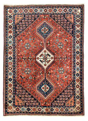 Tapis persan - Nomadic - 195 x 145 cm - rouge