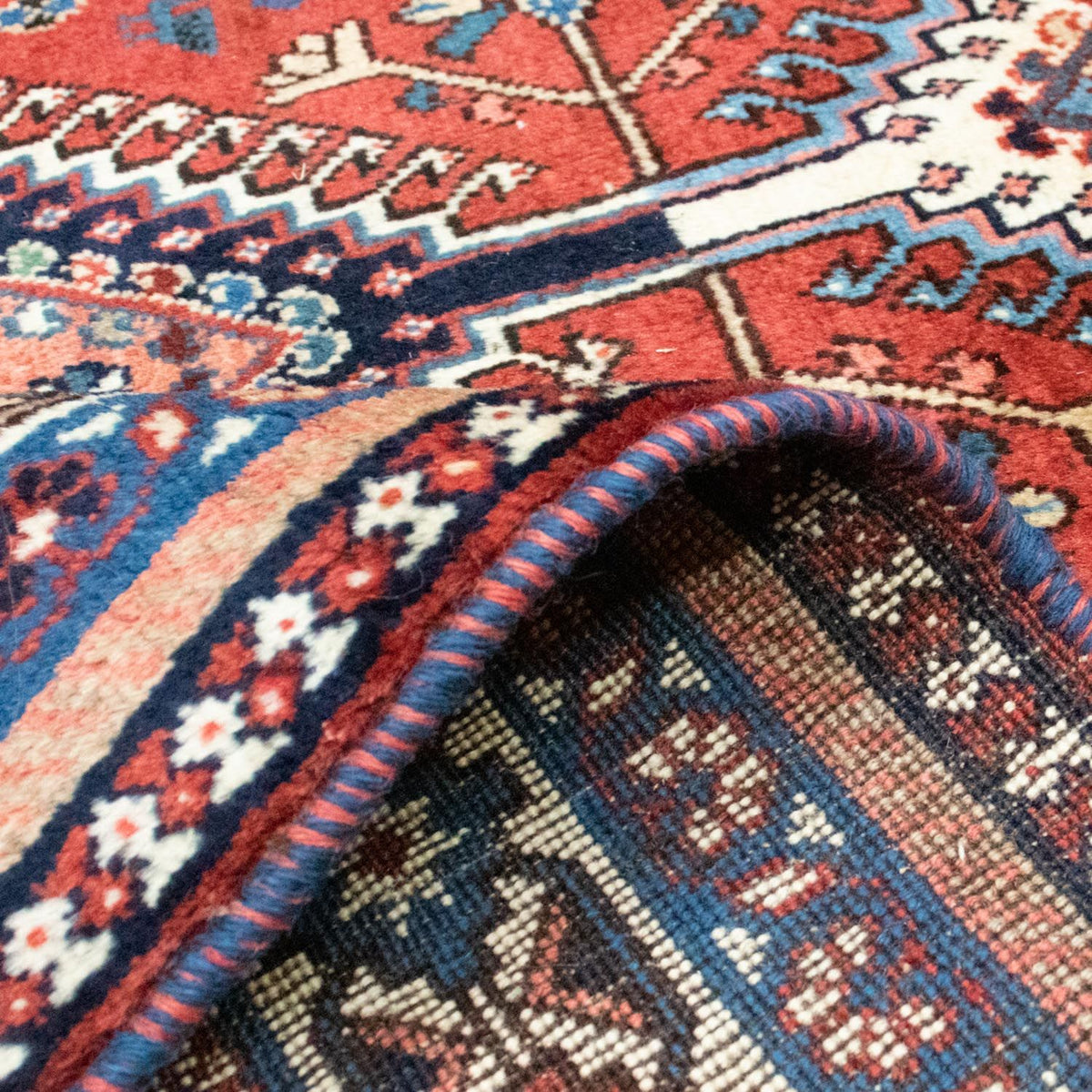 Tapis persan - Nomadic - 203 x 150 cm - rouge