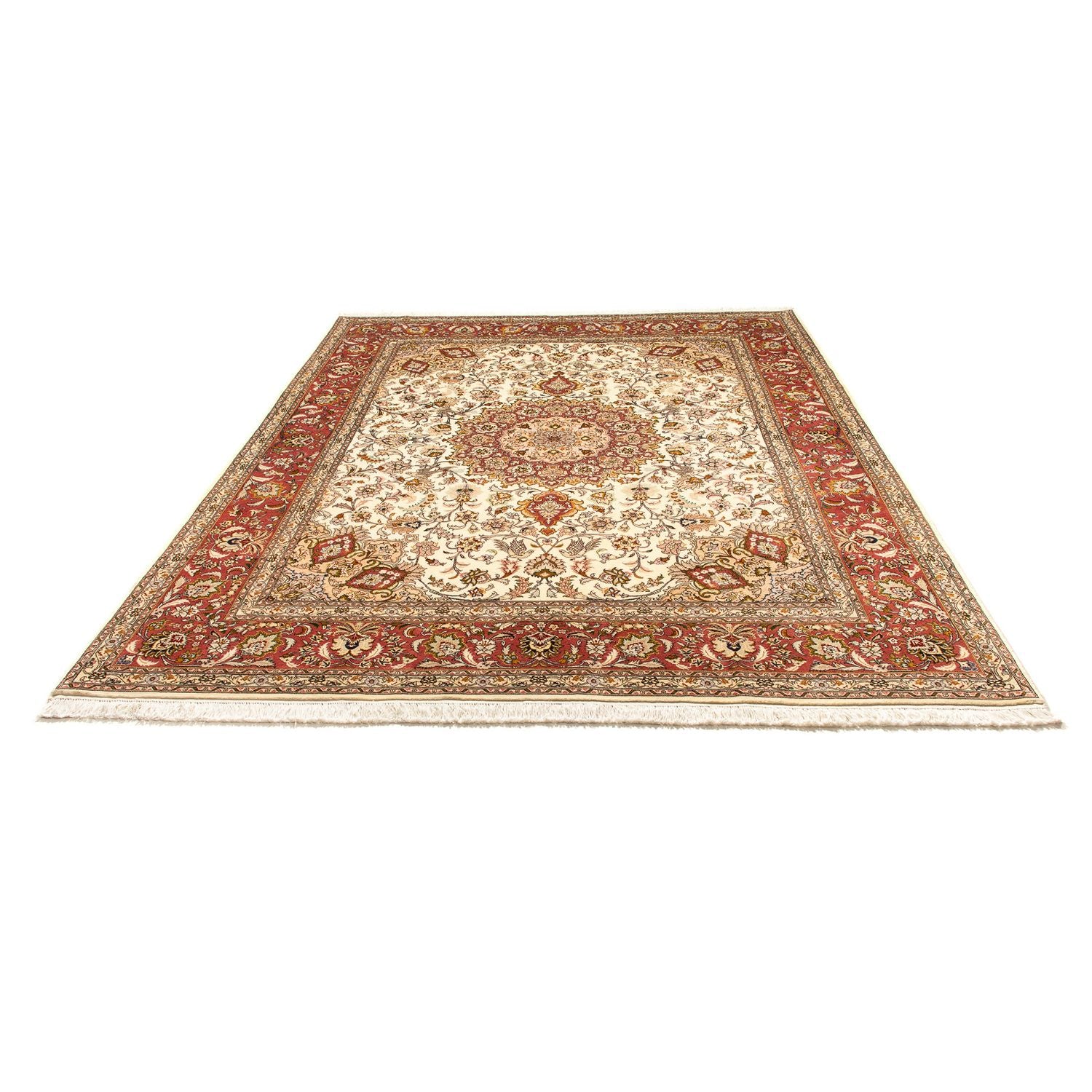Tapis persan - Tabriz - Royal - 250 x 198 cm - beige