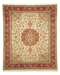 Tapis persan - Tabriz - Royal - 251 x 204 cm - beige