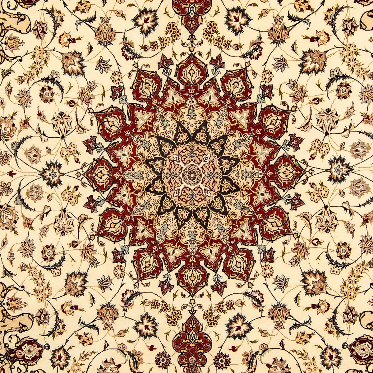Tapis persan - Tabriz - Royal - 372 x 251 cm - beige