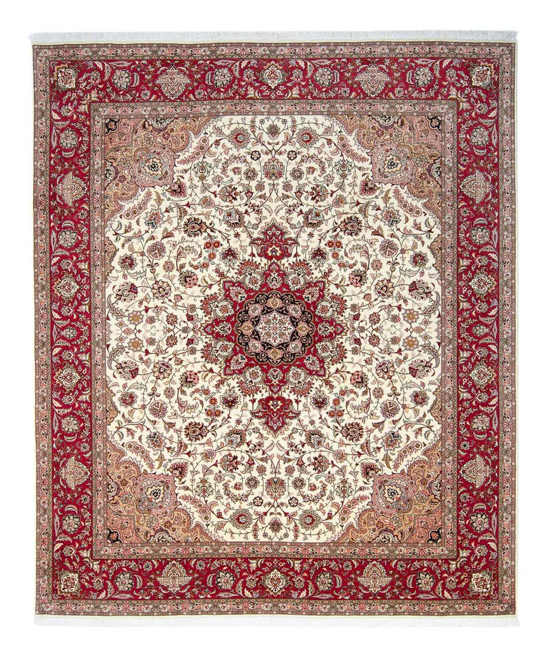 Tapis de Tabriz - 50 Raj 250x300cm - Tapis persan - rouge